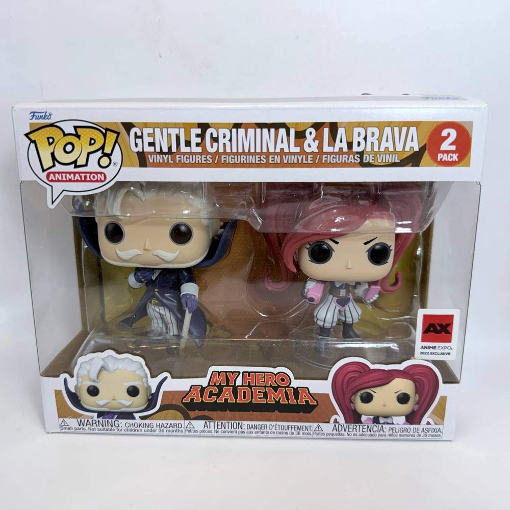 Funko Pop My Hero Academia Gentle Criminal & La Brava 2-Pack Anime Expo 2022 NEW